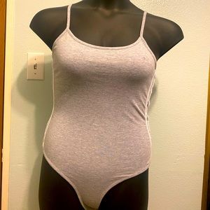 Gray bodysuit